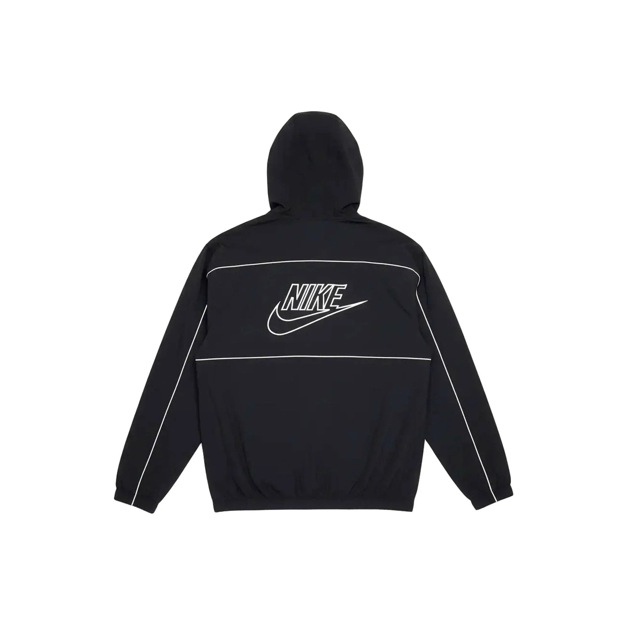 Nike Club Hooded Jacket 'Black / White'