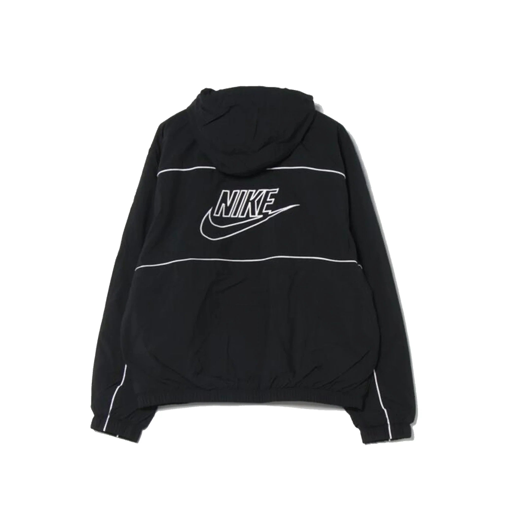 Nike Club Hooded Jacket 'Black / White'