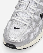 P-6000 Sneakers White / Metallic Silver
