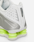 Women's Shox R4 Sneakers White / Metallic Silver / Volt