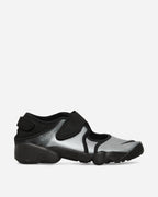 Women's Air Rift Leather Sandals Metallic Silver / Black