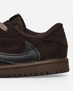 Travis Scott Air Jordan 1 Low (TD) Sneakers Velvet Brown / Dark Mocha