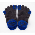 Two Colors Footie Grip Toe Socks With Power Pads