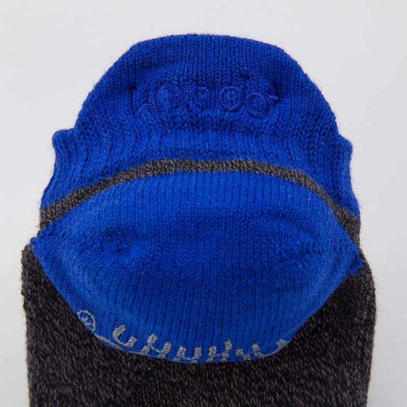 Two Colors Footie Grip Toe Socks With Power Pads