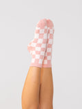 Studio Socks - Rose Check
