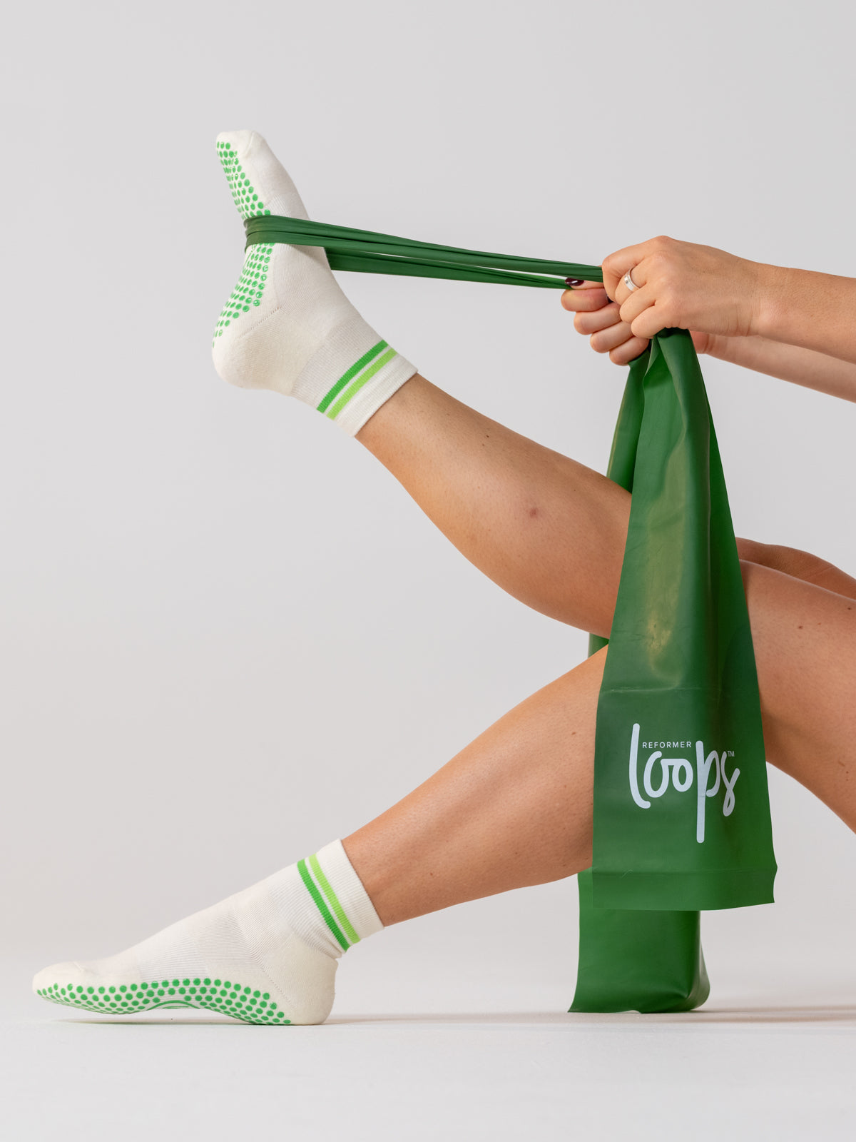 Studio Socks - Green Stripe