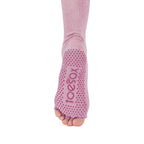 Half Toe Scrunch Knee High Grip Socks