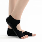 Cotton Anti Slip Grip Pilates Yoga Socks (5 Units)
