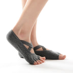 Cross Straps Five Toe Sport Yoga Socks （5 Units）