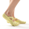 Cross Straps Five Toe Sport Yoga Socks （5 Units）