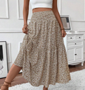 Women's Long Ditsy Floral Skirt