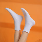 Six Pack Soft Ruffle Everyday Knit Socks