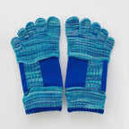 Arch Support Ankle Grip Toe Socks With Power Pads