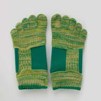 Arch Support Ankle Grip Toe Socks With Power Pads