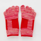 Arch Support Ankle Grip Toe Socks With Power Pads
