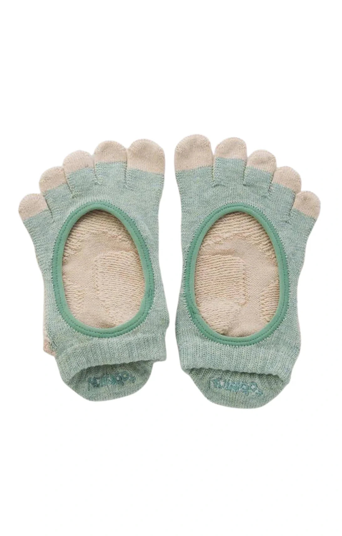 Botanical Dyed Footie *Grip+Power Pads* Grip Socks
