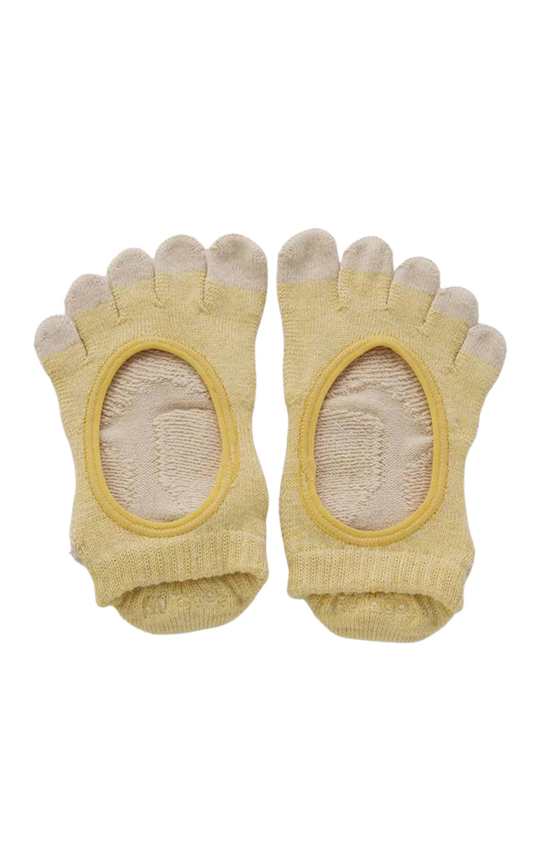 Botanical Dyed Footie *Grip+Power Pads* Grip Socks