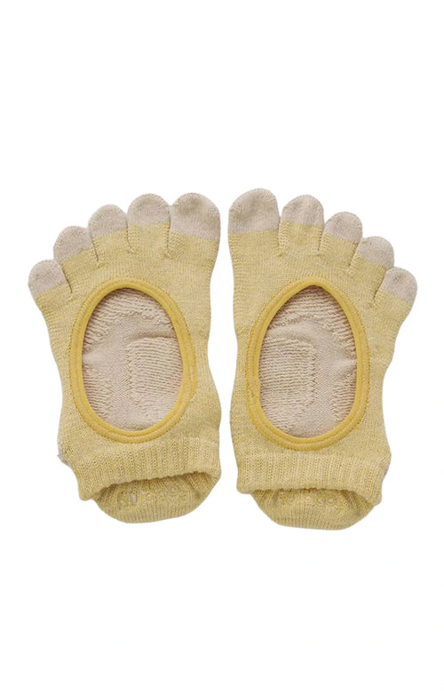 Botanical Dyed Footie *Grip+Power Pads* Grip Socks