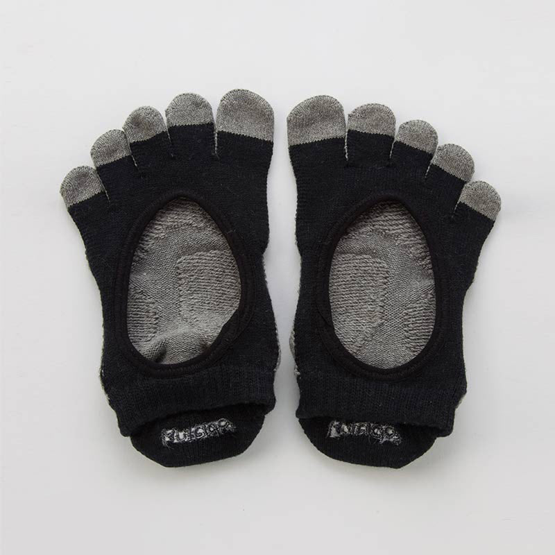 Botanical Dyed Footie Grip Toe Socks With Power Pads