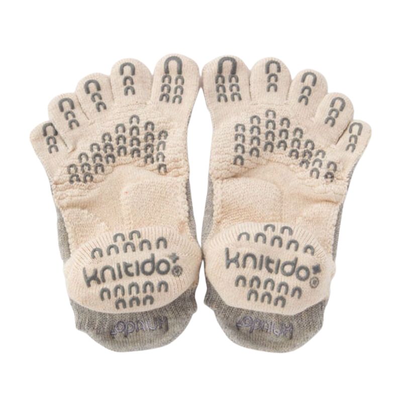 Botanical Dyed Footie Grip Toe Socks With Power Pads