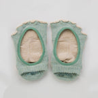 Botanical Dyed Open Toe Socks With Power Pads