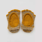 Heather Open Toe Socks With Power Pads