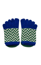 Organic Cotton Herringbone Footie Grip Socks