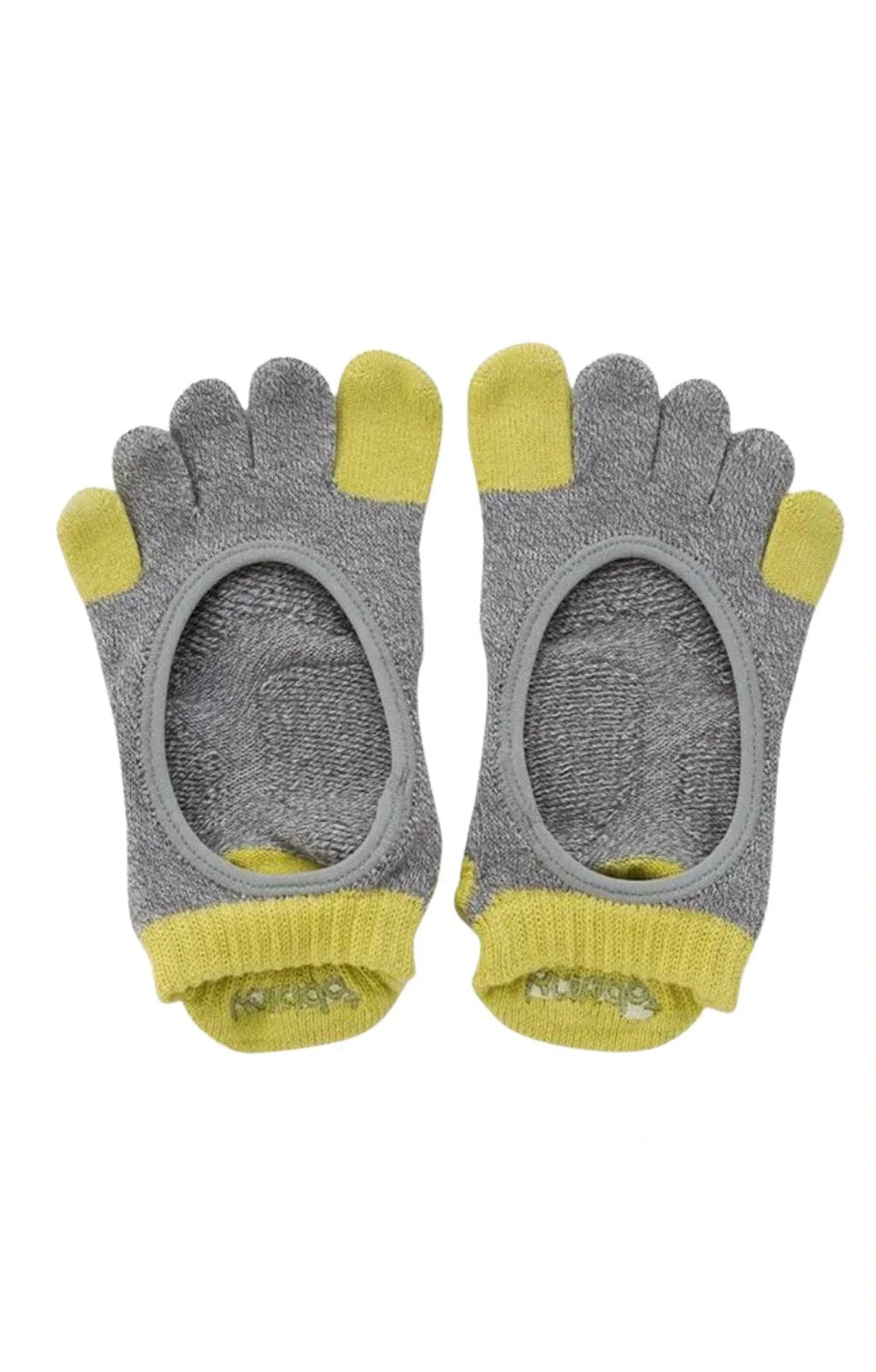 Two Colors Footie Grip Socks With *Power Pads*