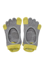 Two Colors Footie Grip Socks With *Power Pads*