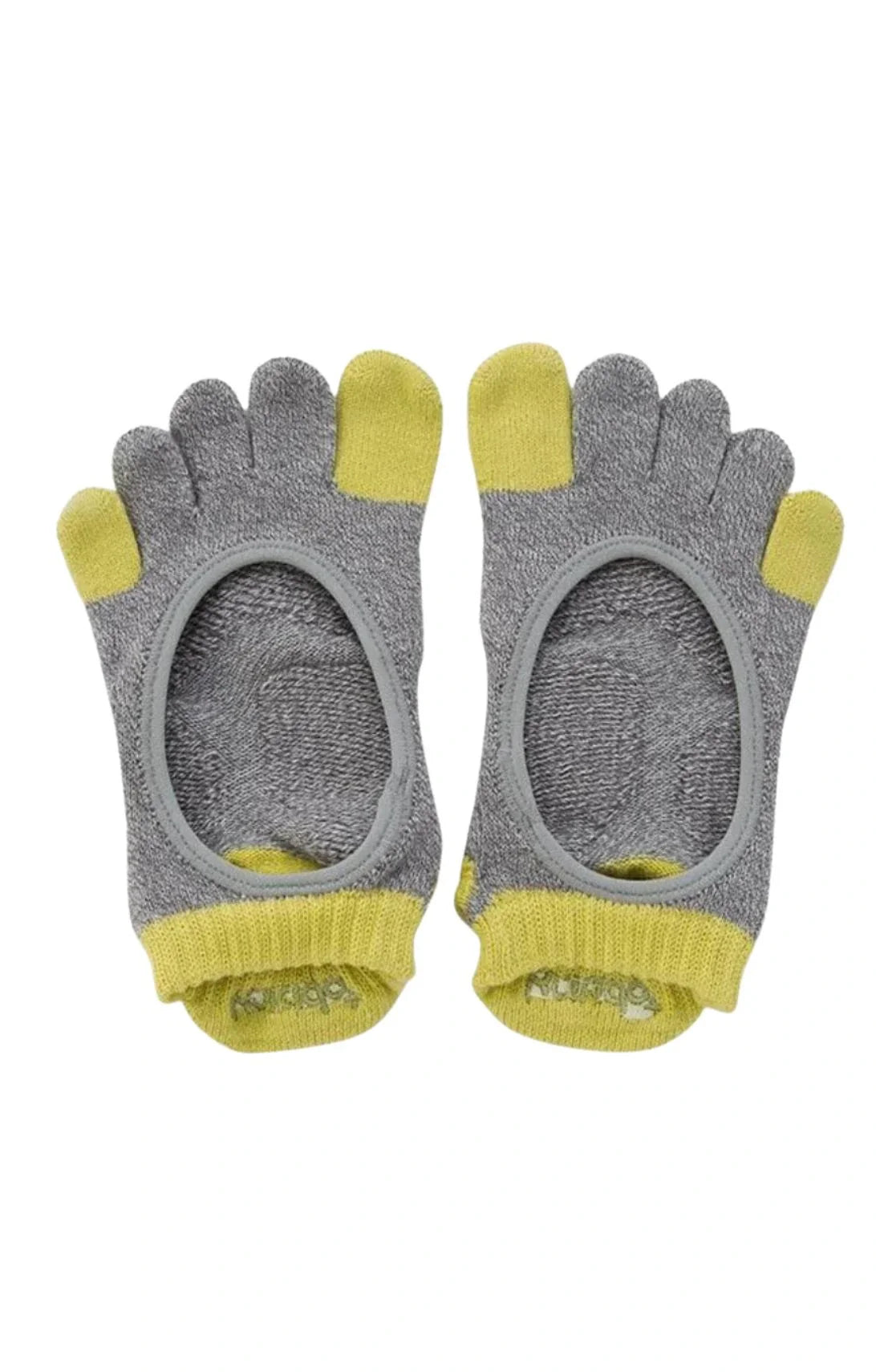 Two Colors Footie Grip Socks With *Power Pads*