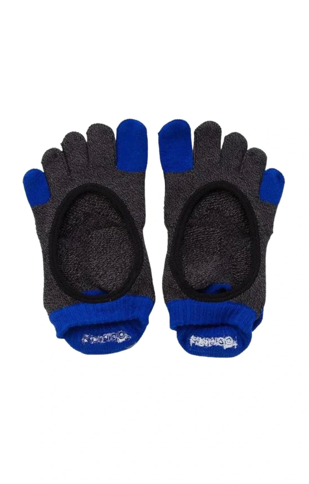 Two Colors Footie Grip Socks With *Power Pads*