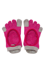 Two Colors Footie Grip Socks With *Power Pads*