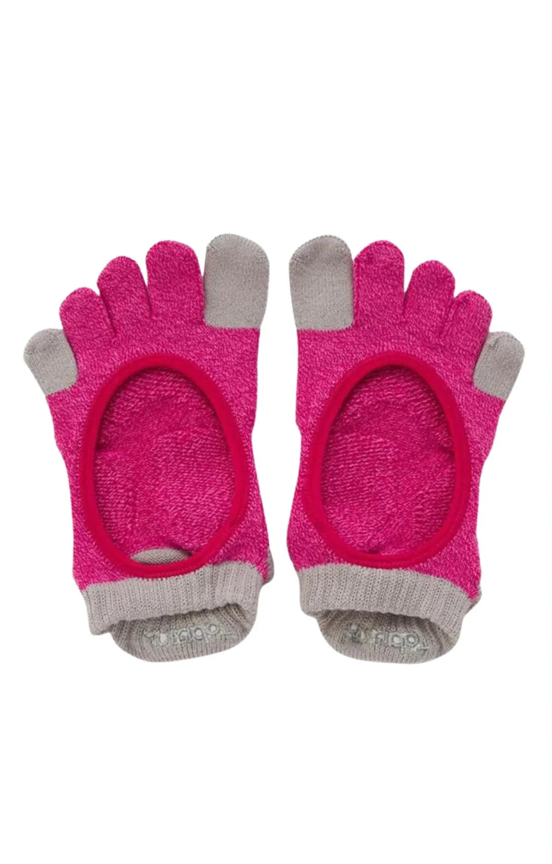 Two Colors Footie Grip Socks With *Power Pads*