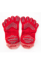 Heather Footie Grip Toe Socks With *Power Pads*
