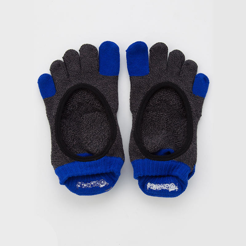 Two Colors Footie Grip Toe Socks With Power Pads