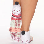 Pom Pom Grip Socks - Be Thankful Dusk  (Barre / Pilates)