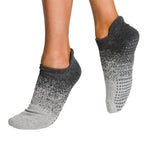 Tucketts Tab Pilates Socks - Non-Slip Grip, Closed Toe, Barre & Yoga - Women's