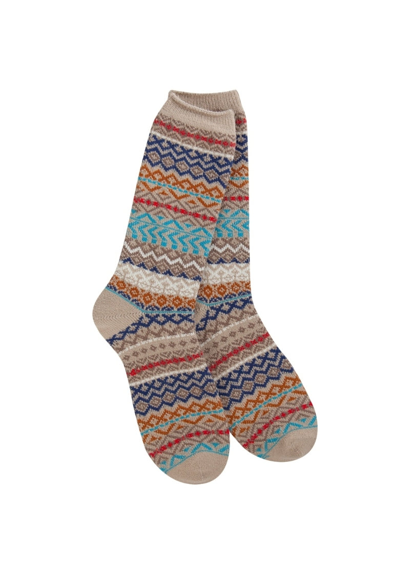 Weekend Studio Crew Socks (Simply Taupe)