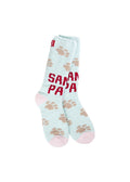Holiday Cozy Crew Socks (Santa Paws)