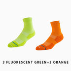 Men's Mid-calf Towelling Sole Running Socks(6 pairs）