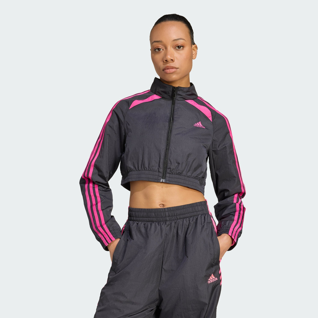 Women's adidas Teamgeist Adicolor Cropped Track Top