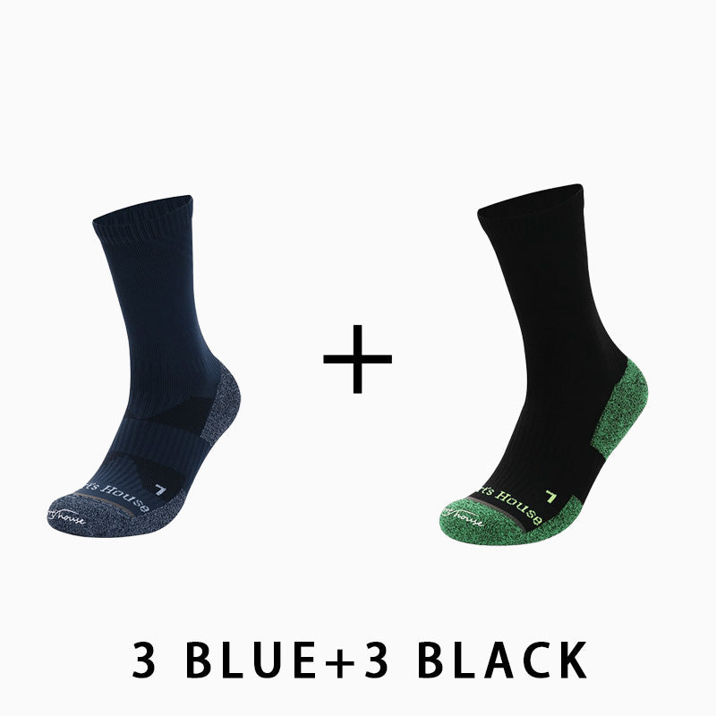 Men's Mid-calf Running Socks(6 pairs)