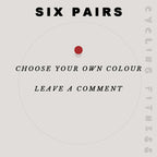 Men's High Top Professional Cycling Socks (6 pairs)