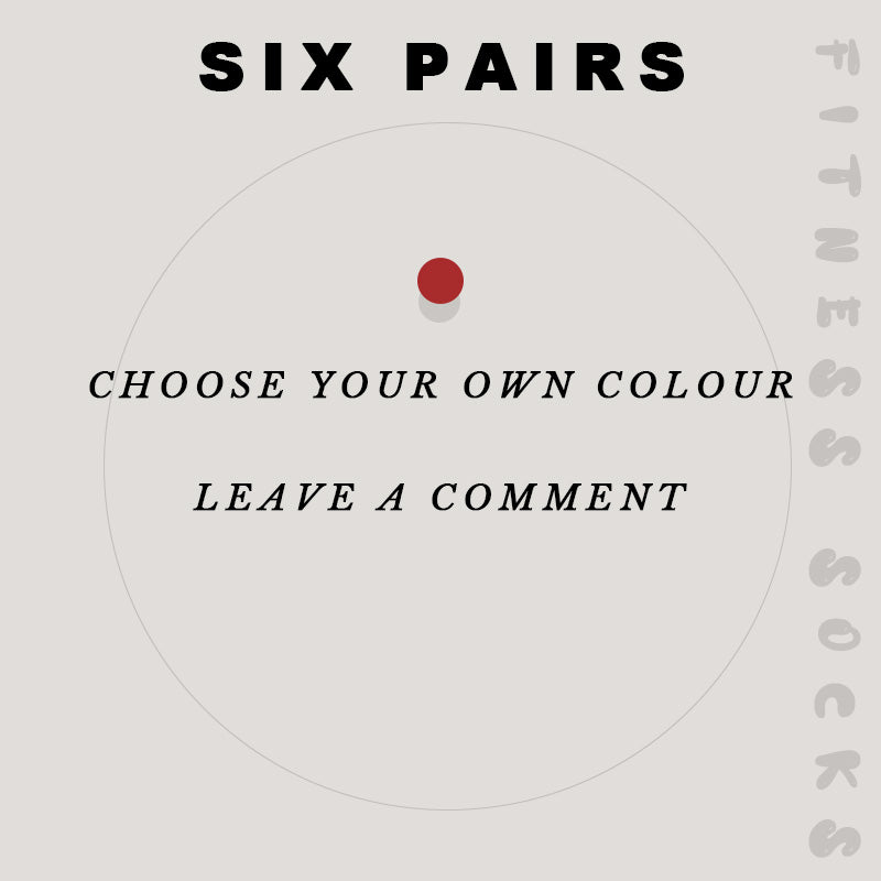 Men's Breathable Towel Sole Running Socks（6 pairs）