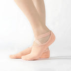 Barre Workout Socks With Non Slip Towel Cushion Base
