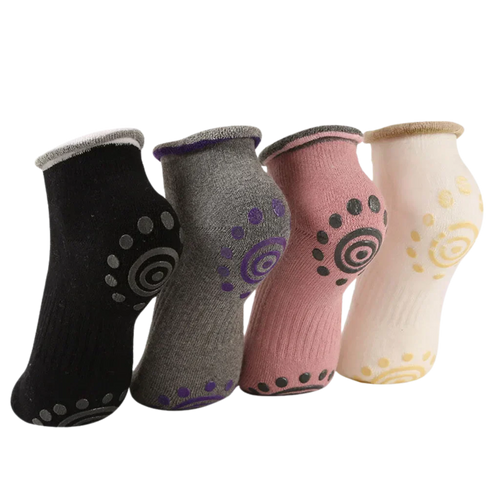 Breathable Barre Sticky Socks For Studio Control