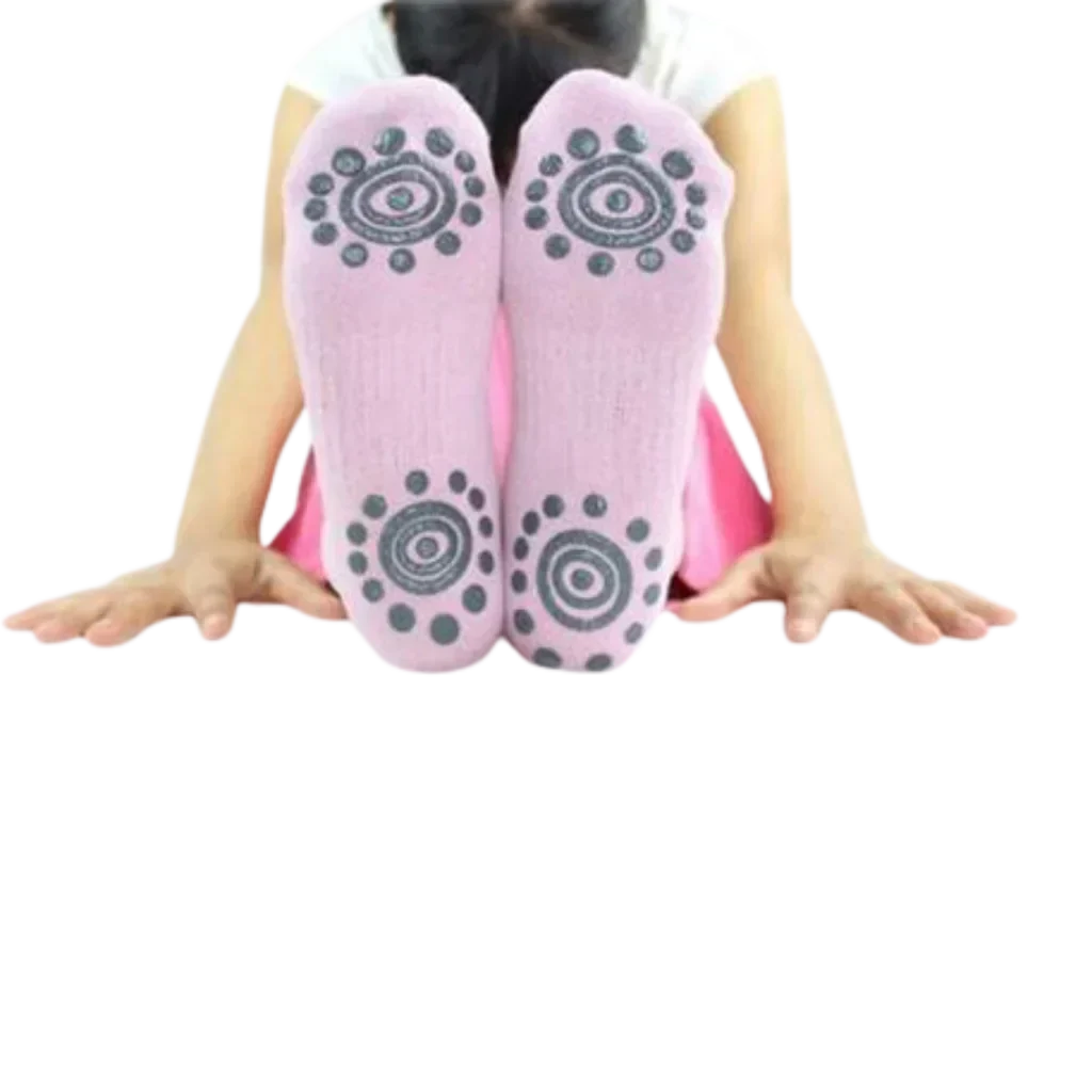Breathable Barre Sticky Socks For Studio Control