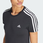 Women's adidas Essentials Slim 3-Stripes Tee