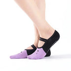 Cartoon Pattern Pilates Socks Grip For Yoga & Dance