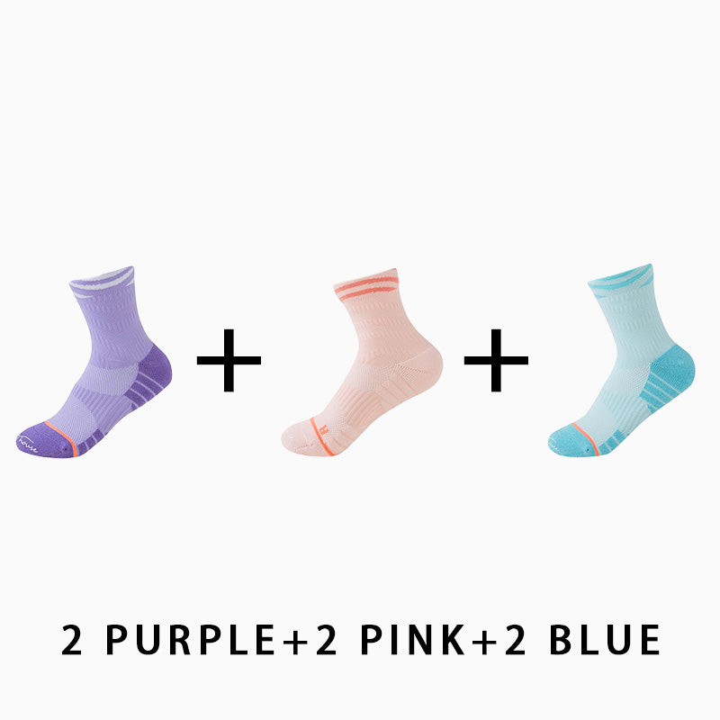Women's Breathable Fitness Socks (6 pairs)